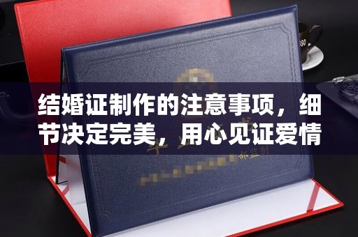 平阳结婚证制作的注意事项，细节决定完美，用心见证爱情